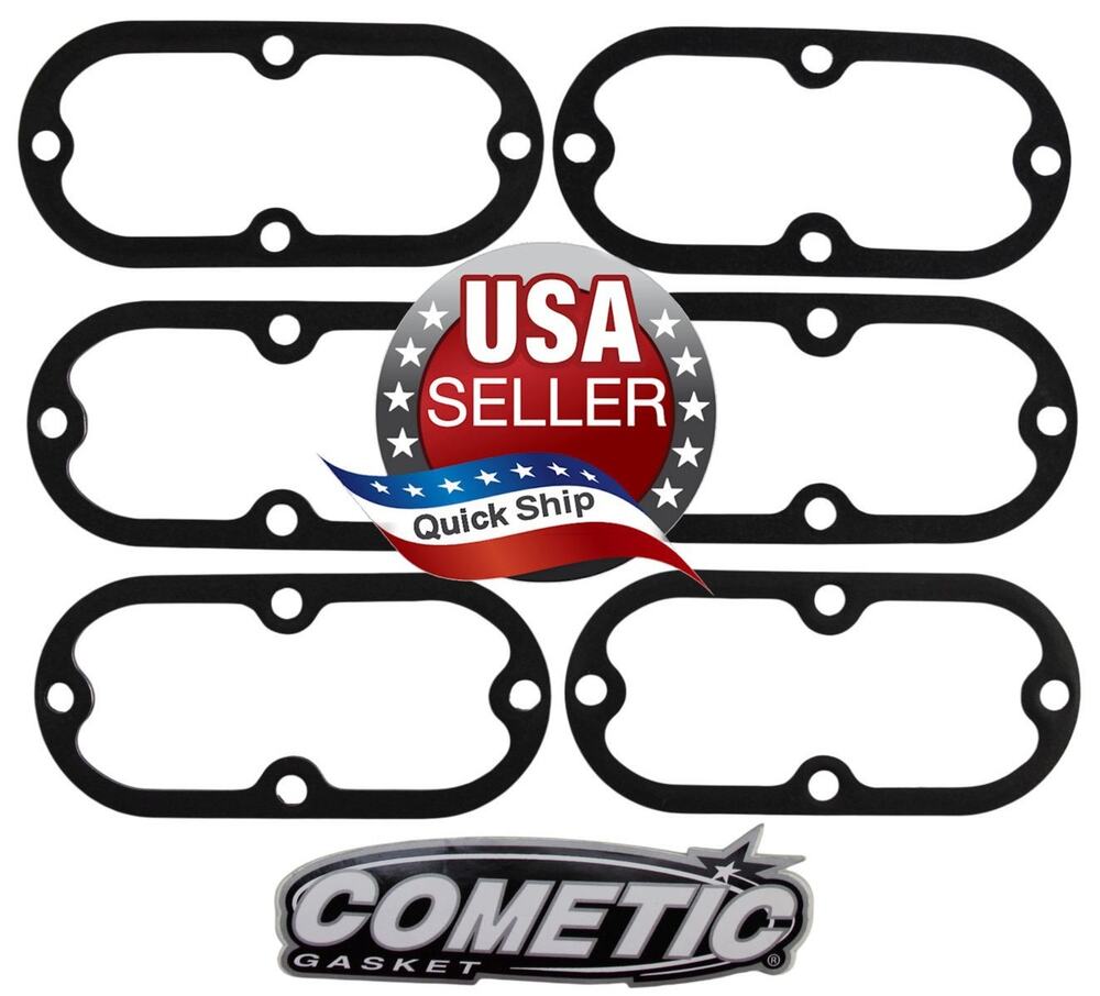 6 Pack Cometic C9331F5 Inspection Cover Gaskets • 1965 & Up 4 & 5 Speed Big Twin